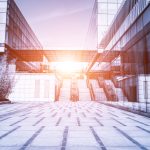 الرئيسية building with stairs with sun middel